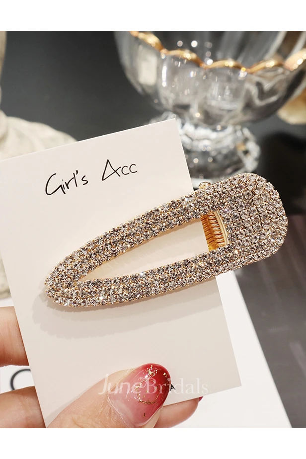 Shining And Modern Headwear In Gold/Silver/Beading