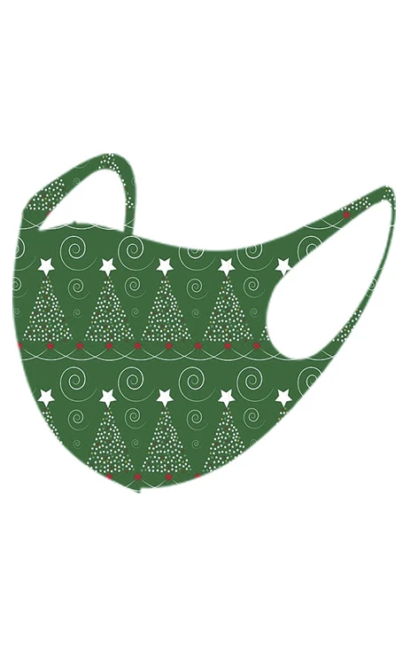 Non-medicial Christmas 6 Colors Cotton Washable Face Mask
