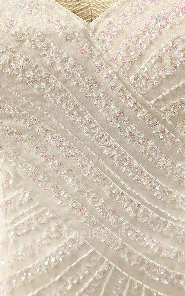 Trumpet Sweetheart Chiffon Dress With Beading Sequins