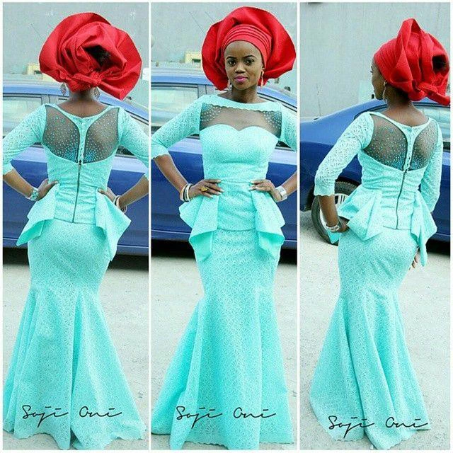 Hot Sale Blue 3 4 Sleeve Evening Dress Floor Length