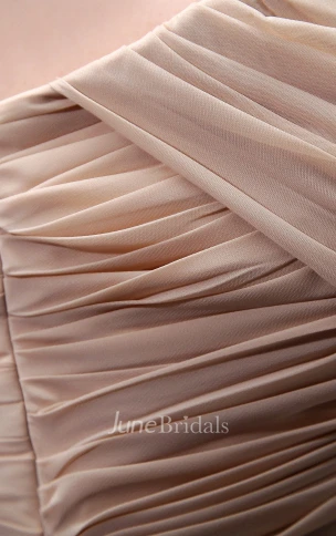 Empire Sweetheart Sleeveless Dress With Crisscross Ruching