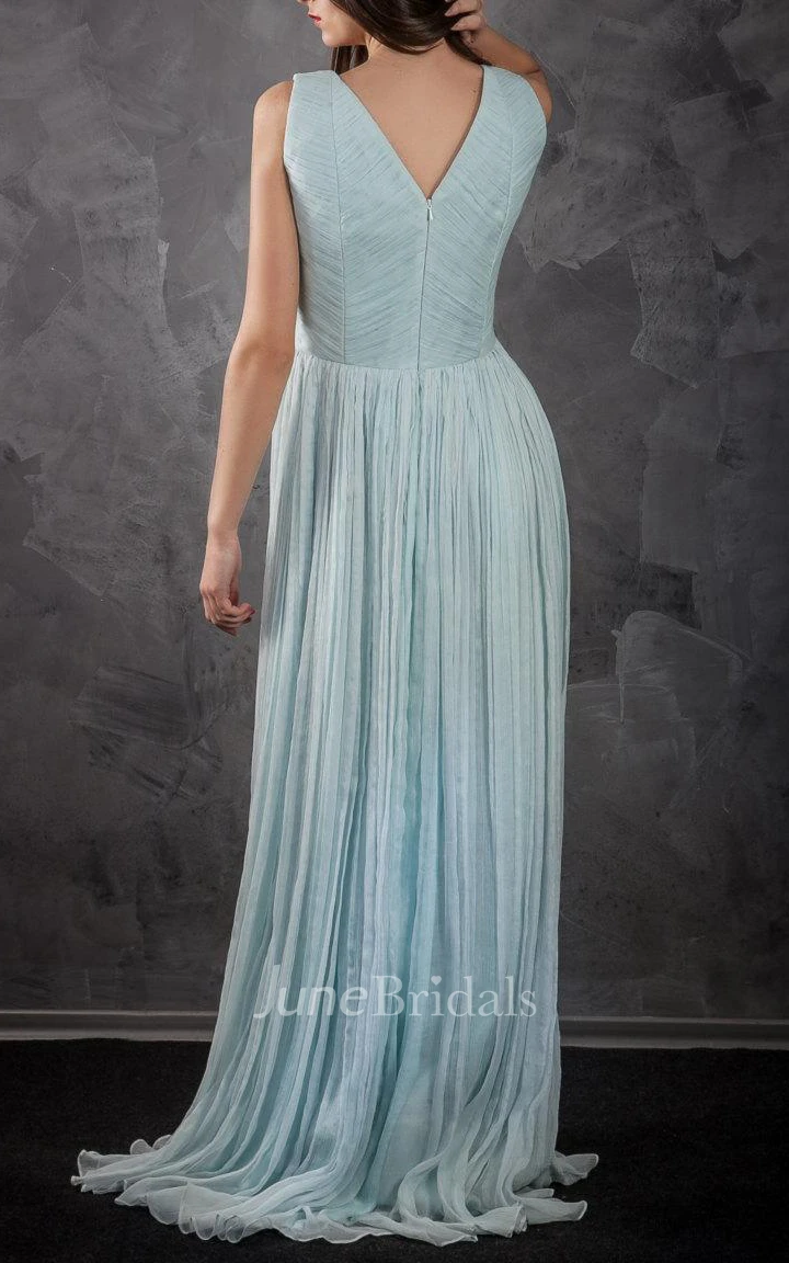 Chiffon Wedding Bohemian Wedding Wedding Wedding Gown Long Wedding Pleated Wedding Dress