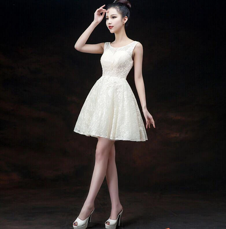 Modern Illusion Sleeveless Short Homecoming Dress Lace-up With Appliques