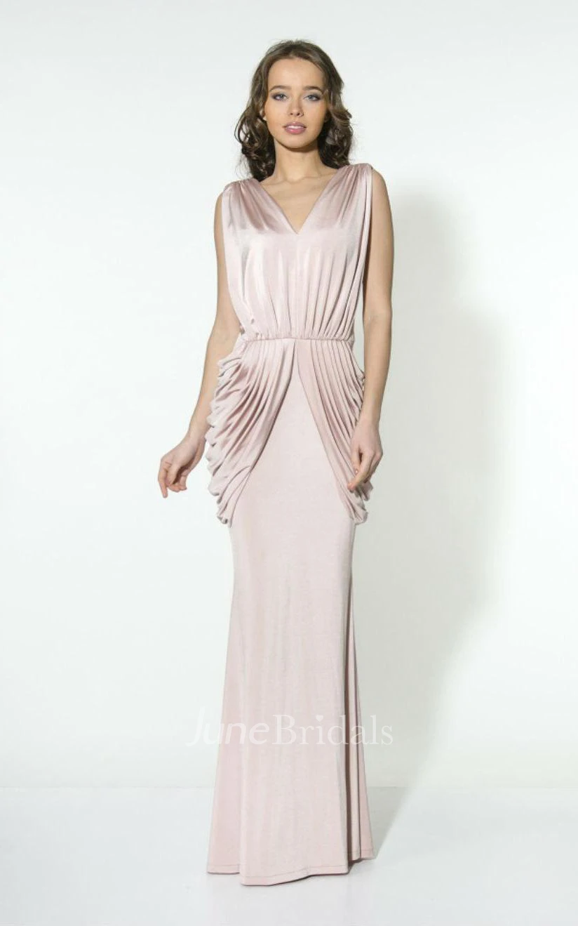 Pleated Elegant Bridesmaids Dresses
