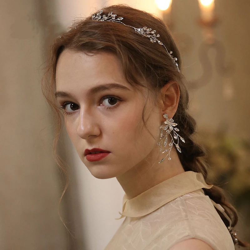 Original Handmade Crystal Rhinestone Headbands and Rings