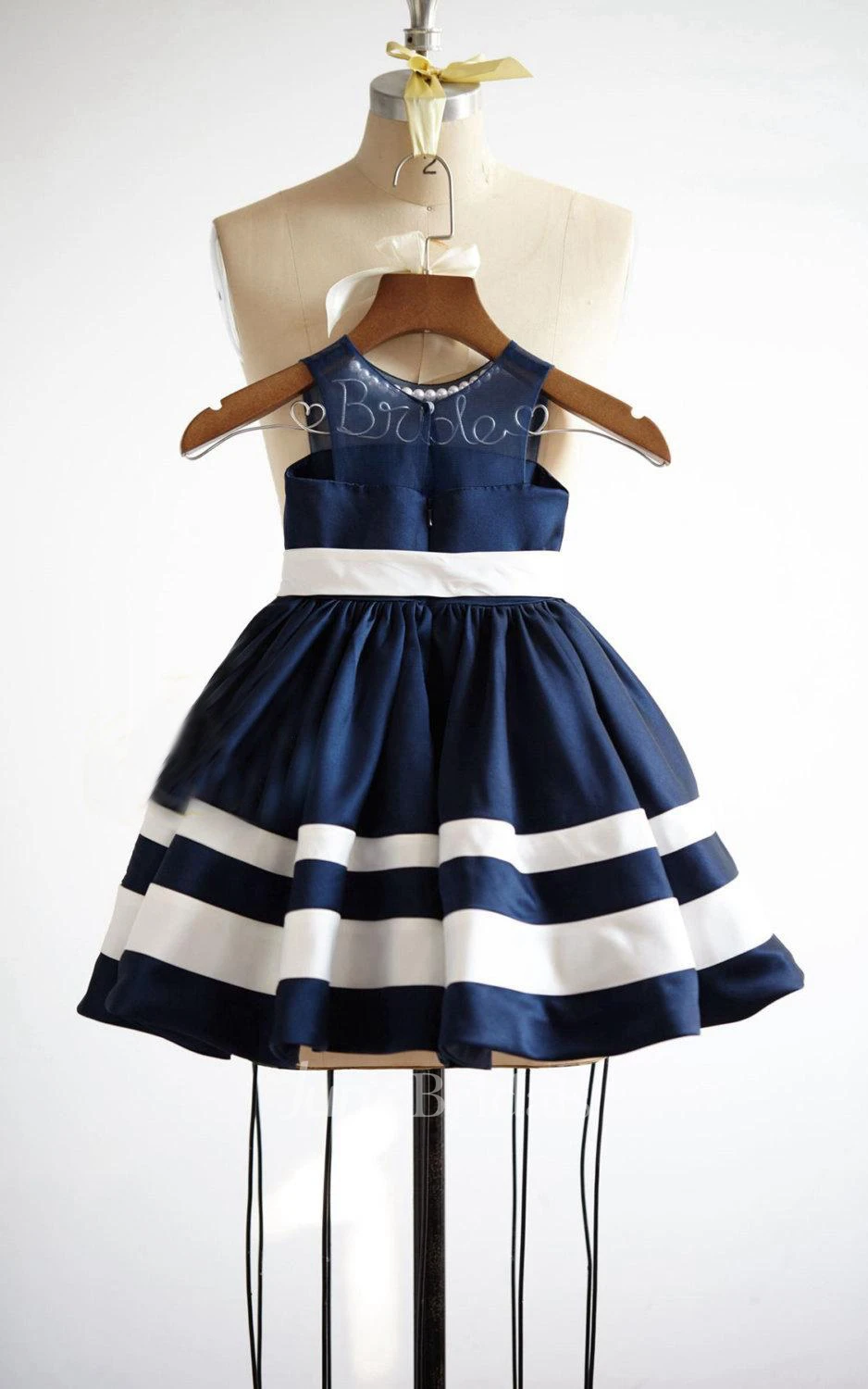 Sleeveless Jewel Satin Dress With Ruching