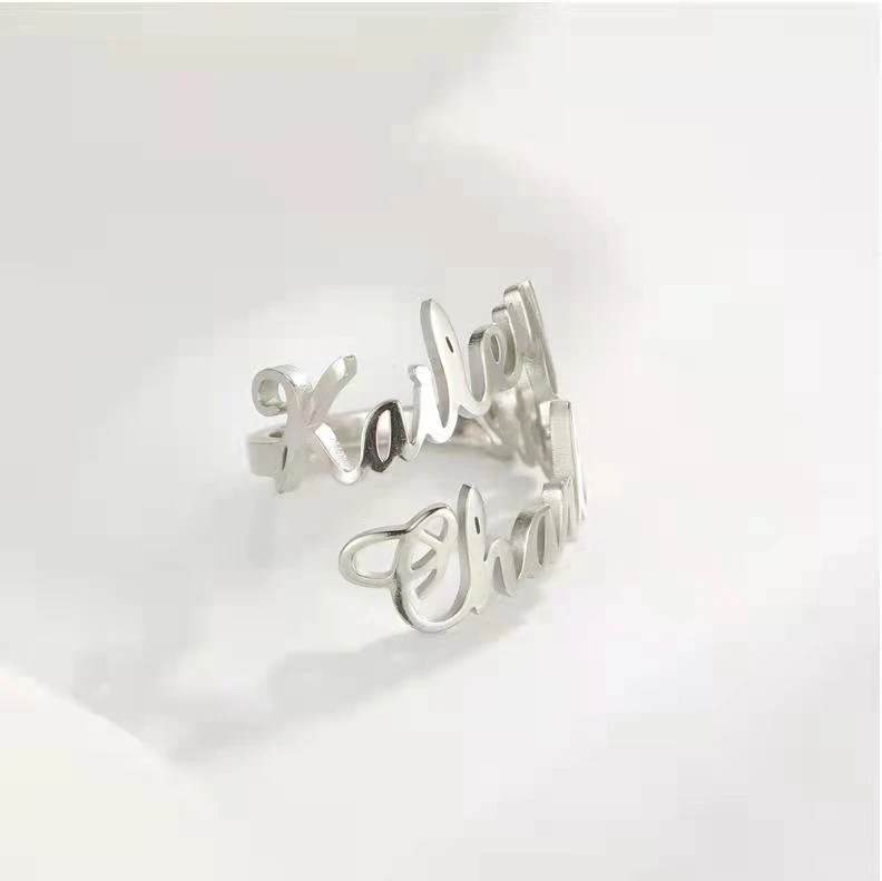 Personalised Name Stainless Steel Ring