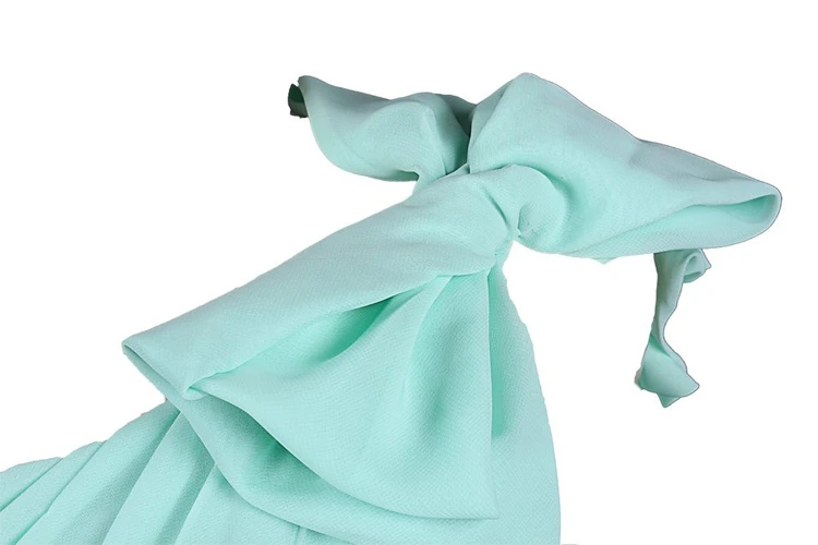 Graceful One-shoulder Chiffon A-line Gown With Bow