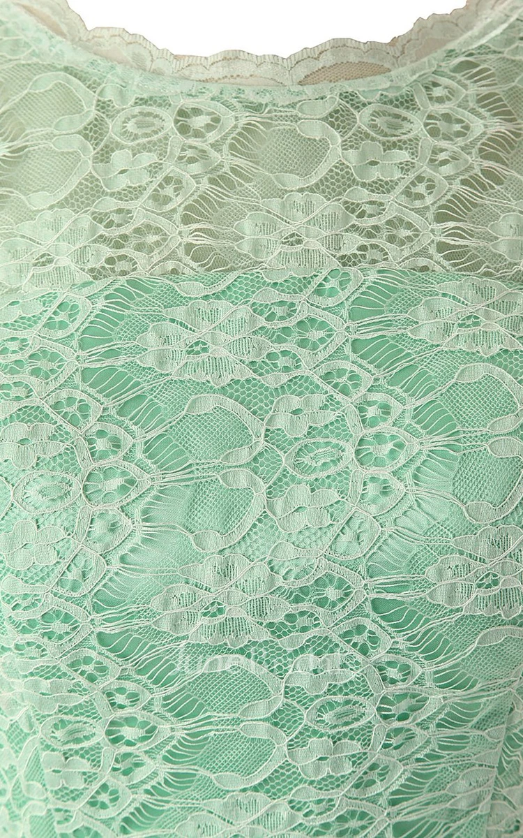 Lace Appliqued Bodice A-line Gown With Deep-v Back