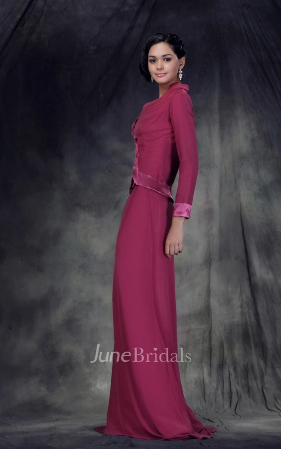 Refined Floor-Length Long Dress