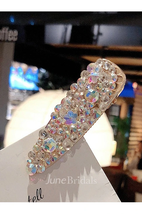 Shining And Modern Headwear In Gold/Silver/Beading