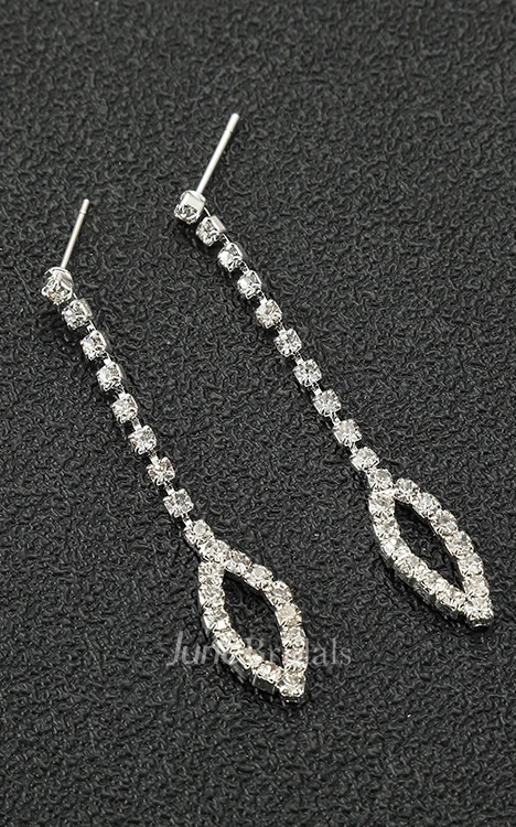 Fabulous Bridal and Gala Rhinestone Necklace and Earrings Jewelry Set