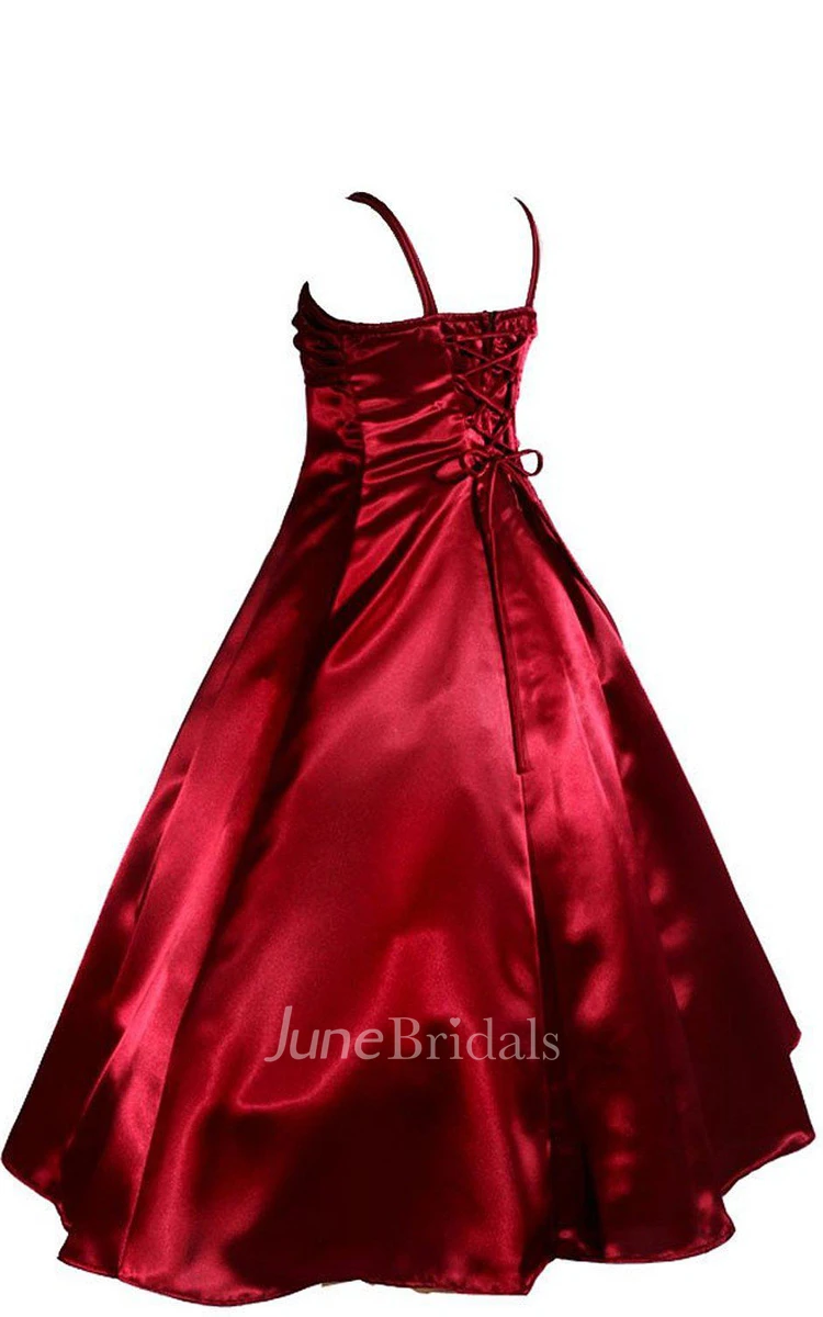 Sleeveless A-line Ruched Dress With Detachable Shawl