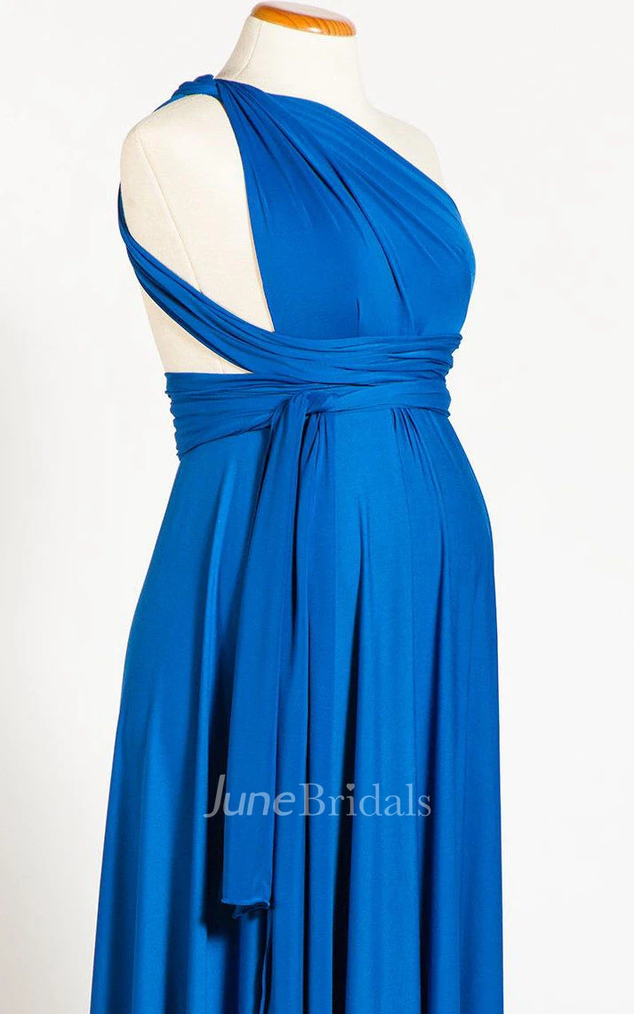 White Maternity Ivory Infinity Dress