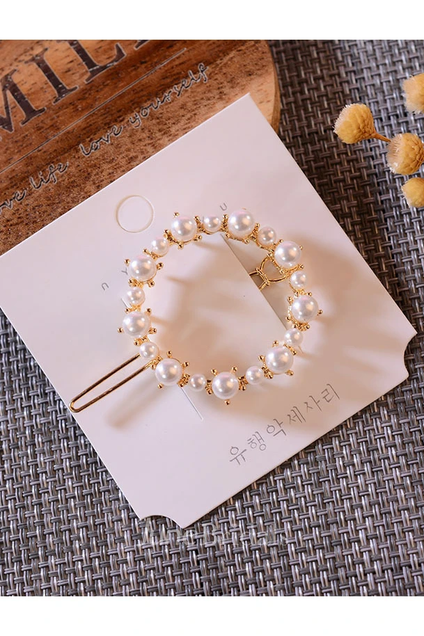 Lovely Romantic Hair Clip Circle/Rectangle/Star/Heart/Crown Shpe