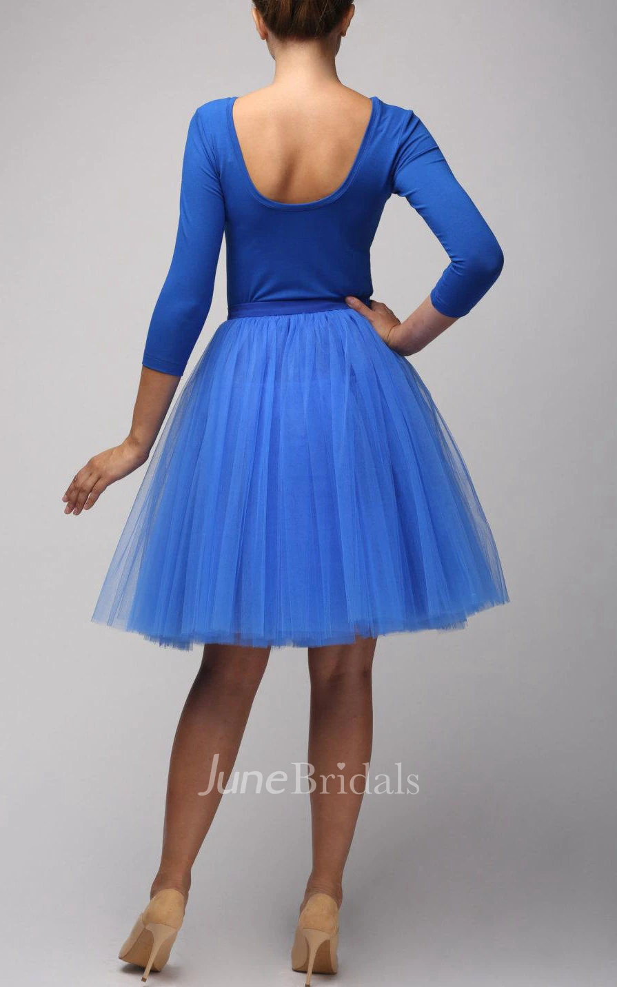 Sapphire Tulle Tutu Skirt Dress