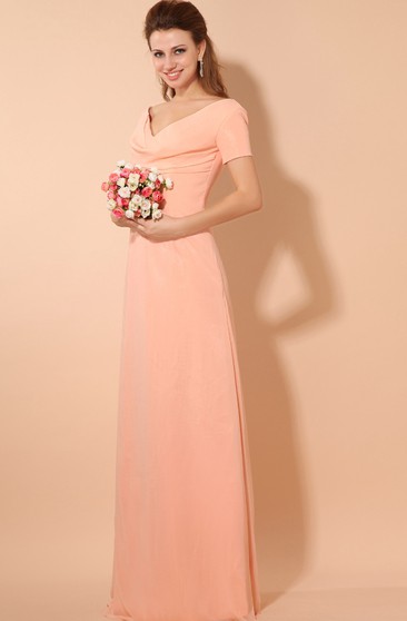 mother of the bride peach dresses