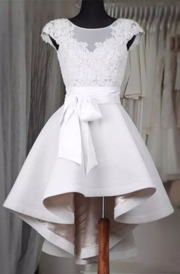 white formal dresses short