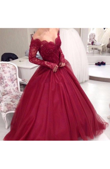 maroon princess dress