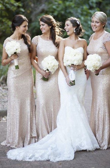 light taupe bridesmaid dresses