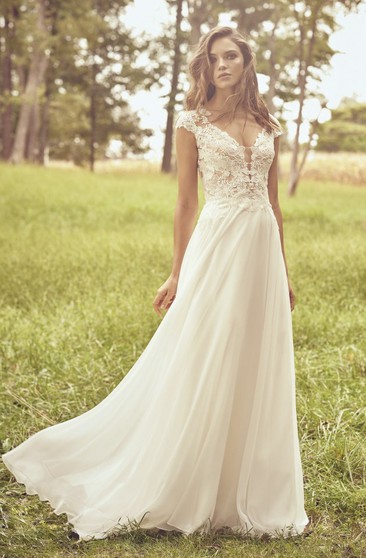 simple lace wedding dress