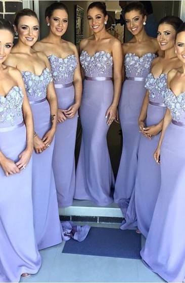 lace top bridesmaid dresses