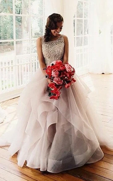 Red and Silver Wedding Dresses