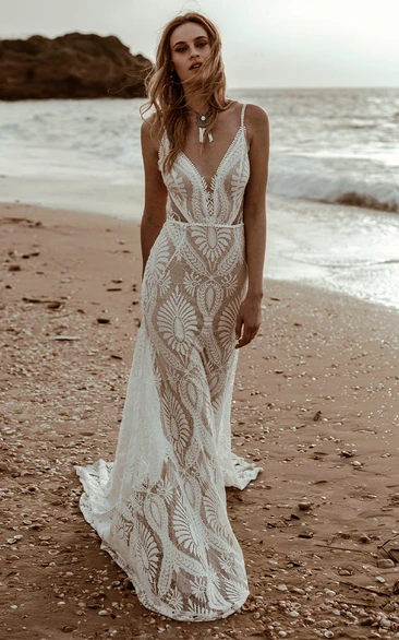 Boho Wedding Dress, Bohemian Wedding Dresses, Beach Wedding Dress, Boho Bridal Gown, Simple Boho Bridesmaid Wedding dress, Long buy Boho Dress