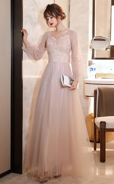 Modest Formal Prom Dresses with Sleeves June Bridals