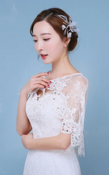 New Bridal Lace Diamond Shoulder Spring Summer Arm Shawl Shawl - June ...