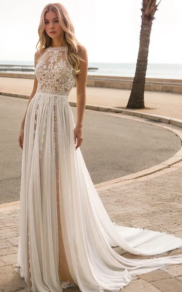 boho hippie beach wedding dresses