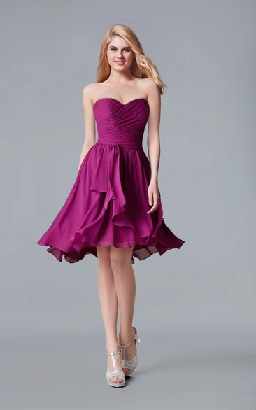 Bridesmaid dresses short outlet plum