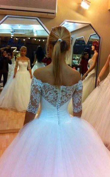 Eye-Catching Strapless Ball Gown Floor-Length Dresses With Bowknot