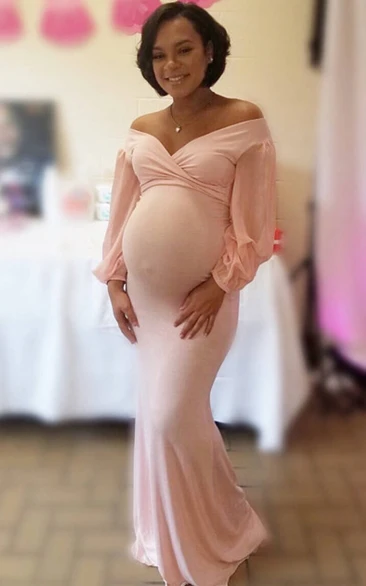 Pregnancy formal outlet gown