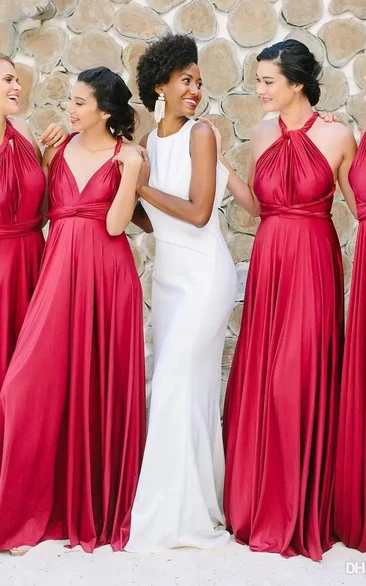 Sexy Candy Apple Red Bridesmaid Dresses