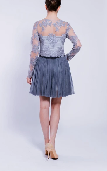 Gray Lace Blouse Off White Lace Blouse Elegant Top Romantic Top