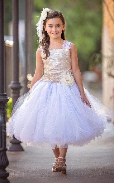 Lovely Flower Girl Dress With Handmade Butterfly Pearls Train V Back Puffy  Tulle Girls Pageant Gowns Cheap Kids Formal Wears From Manweisi, $85.43 |  DHgate.Com