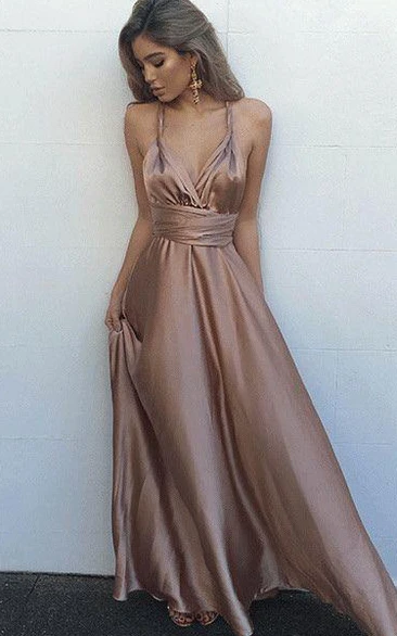 Sexy Backless Evening Simple Party Prom Dress