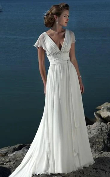 Wedding dress outlet for older lady