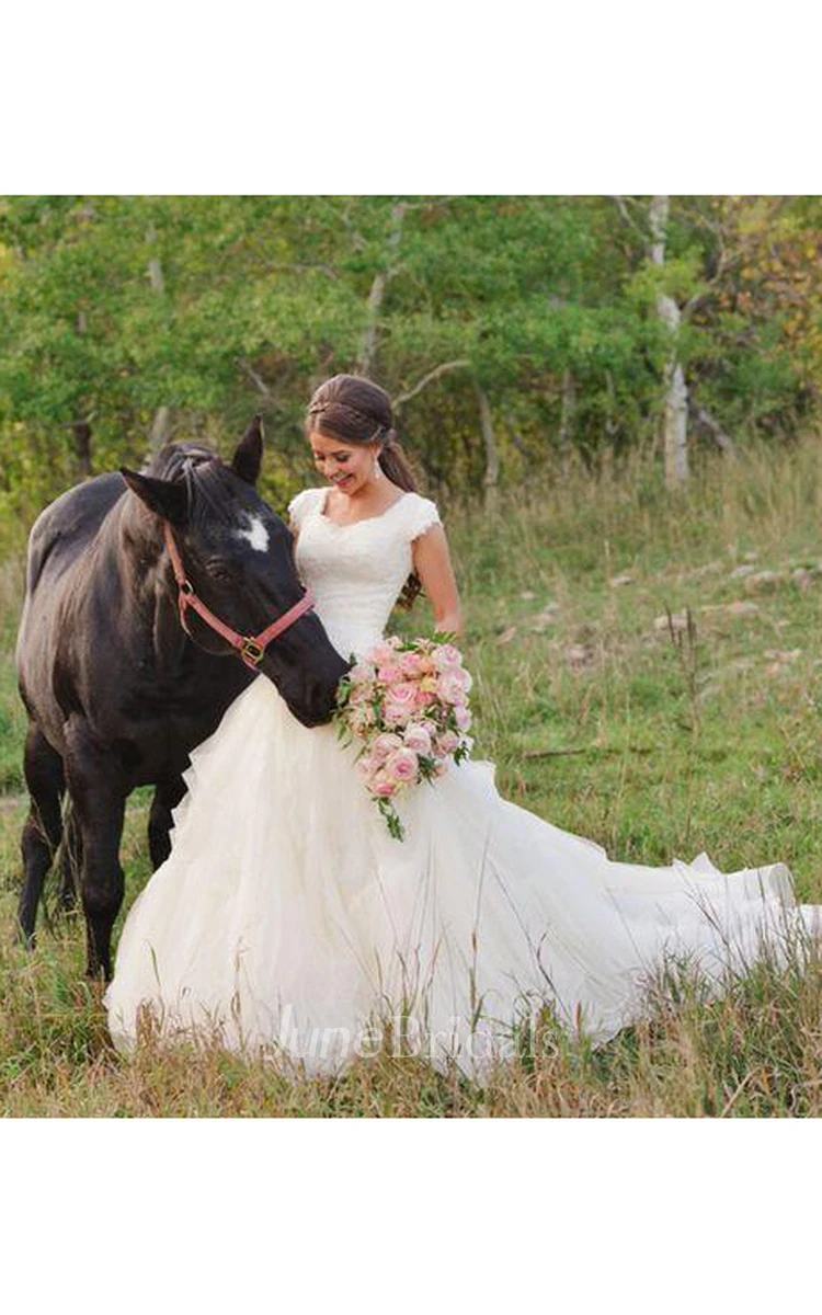 Tea Length Wedding Dresses with Cowboy Boots