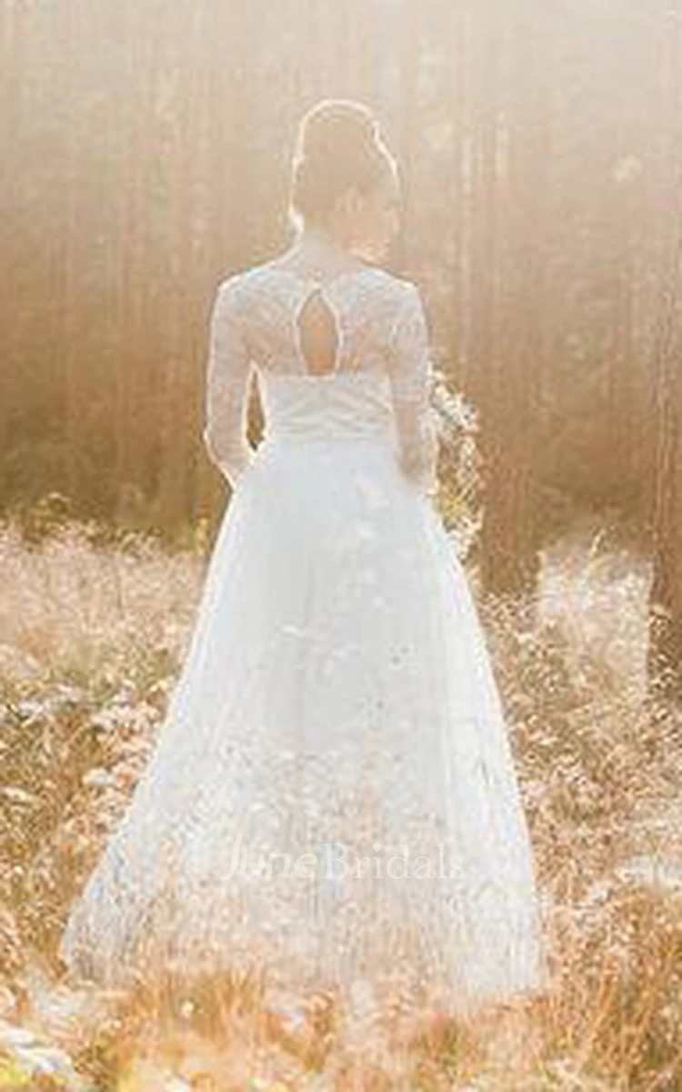 Lace Vintage Boho Light Lace Wedding Dress