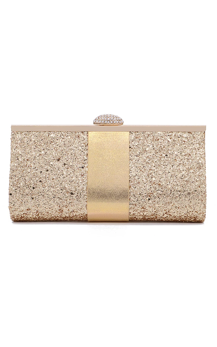 Sparkling Top Clasp Minaudiere