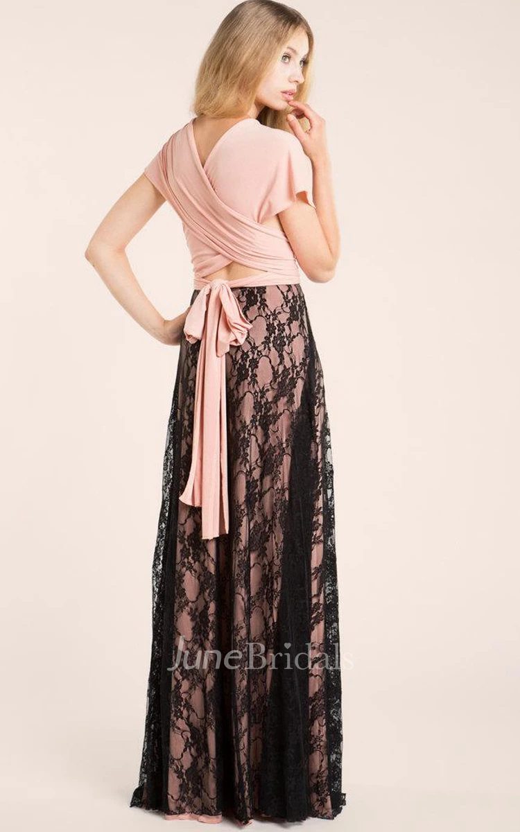 Light Pink Long Lace Blush Pink Bridesmaid Peach Lace Bridesmaid Lace Lace Prom Romantic Gown Dress