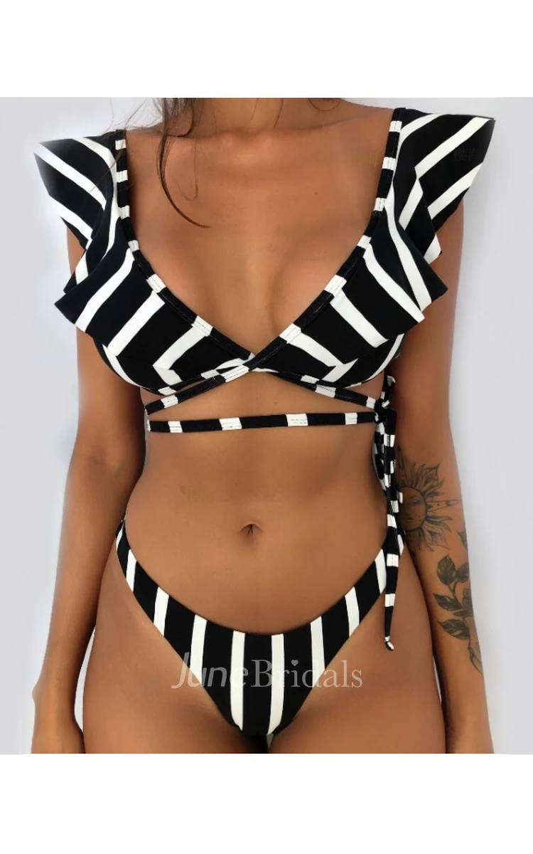 Push Up High-Cut Bikini Set