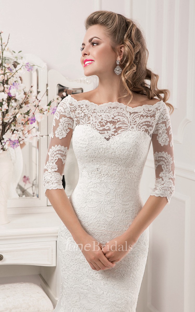 Scalloped neckline outlet