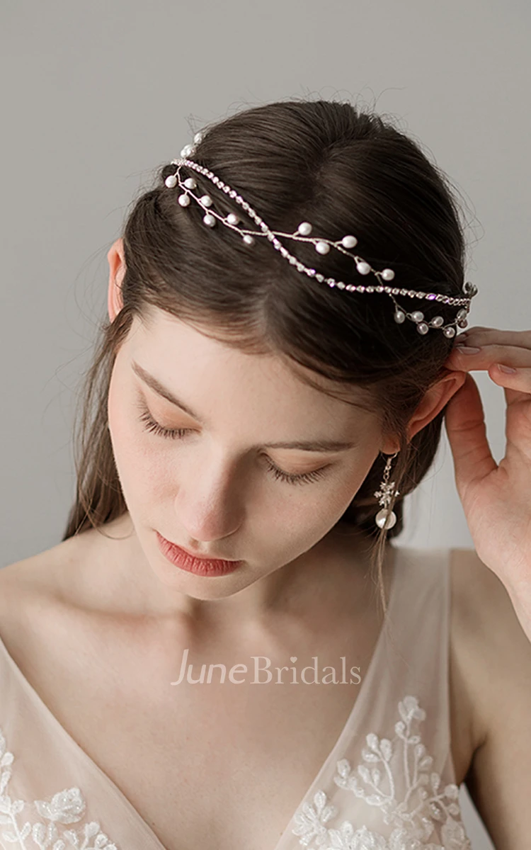 Simple Style Headbands with Beads
