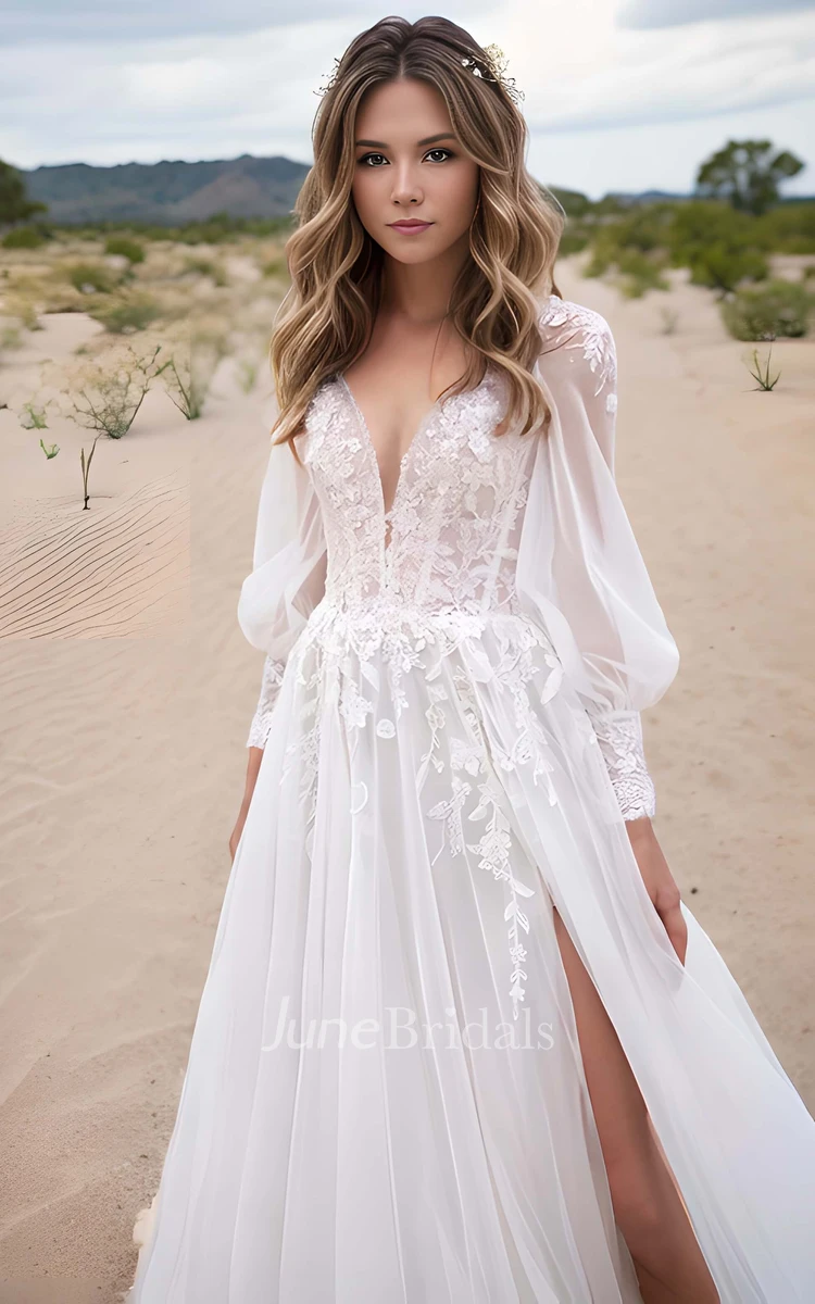 Rustic Lace Wedding Dresses Sheath Beach Boho Wedding Dresses