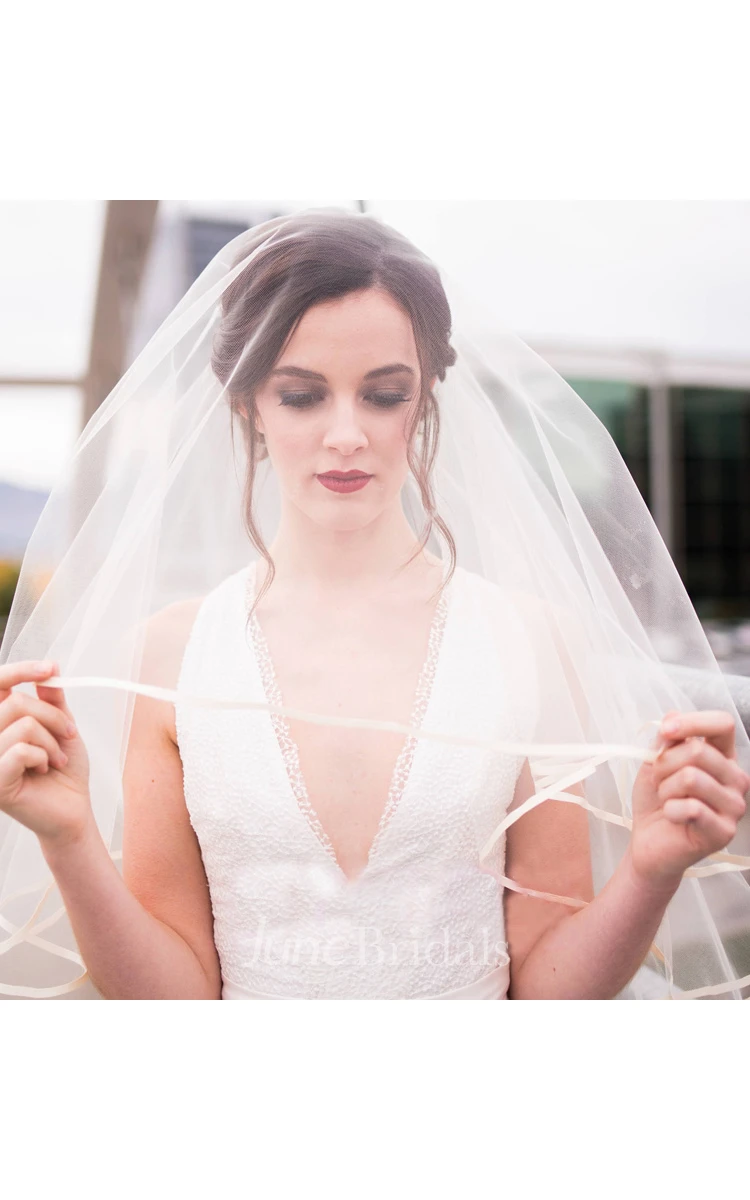 Super Fairy Simple Multi-Layer Short Wedding Veil