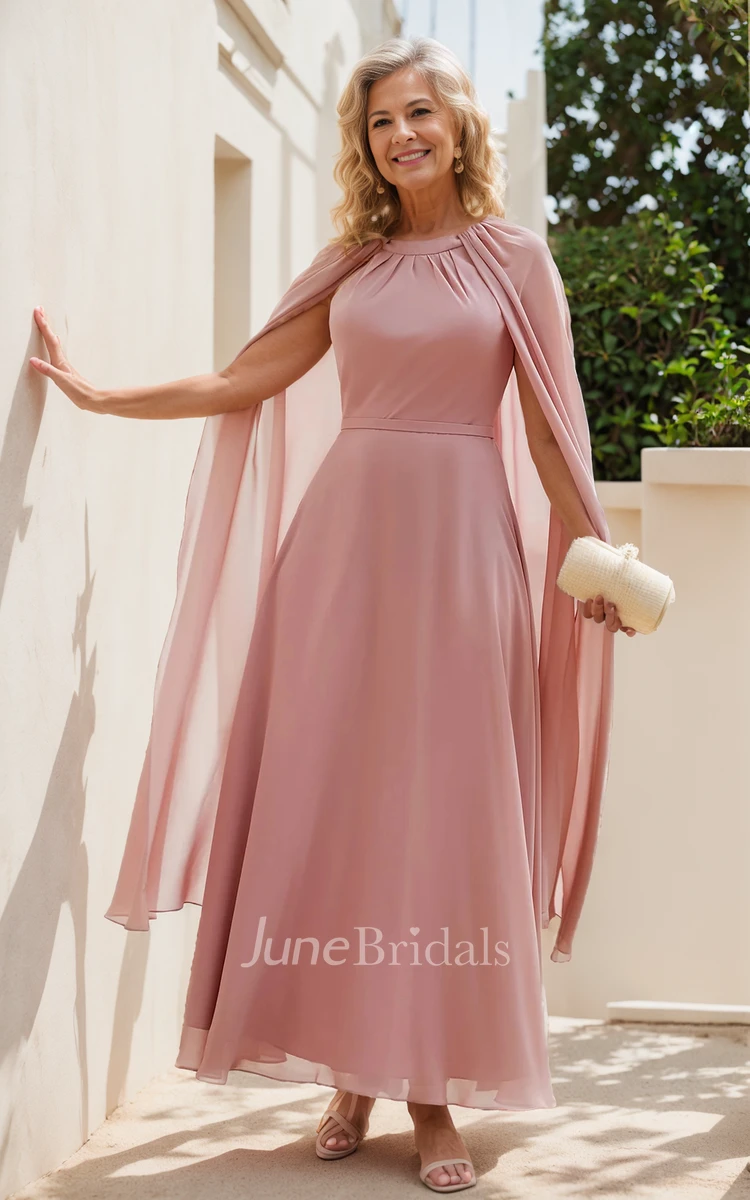 Chiffon Jewel Long A-line Evening Dress Chiffon Jewel Long A-line Evening Dress
