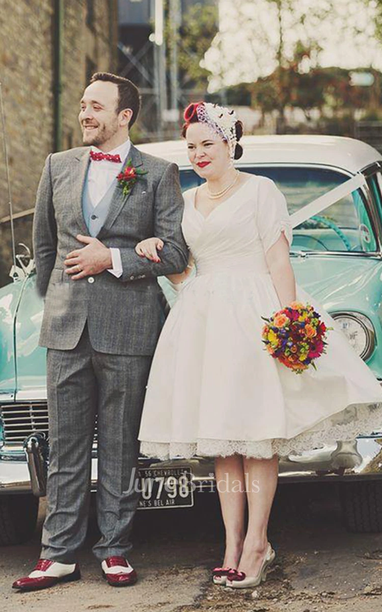 50s style plus outlet size wedding dresses